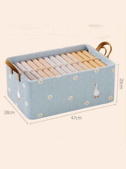 Kiyimlar uchun matoli organayzer 47×28×20 sm — shkaf va garderob uchun