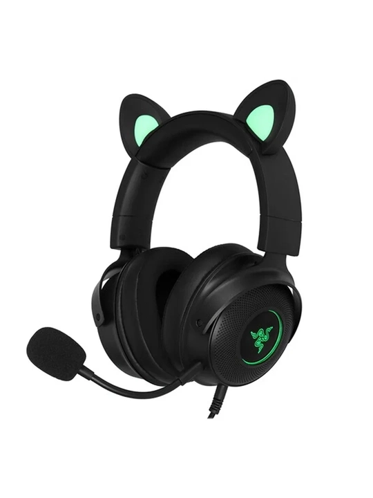 Проводная гарнитура Razer Kraken Kitty V2 Pro Black, USB, RGB, 3в1 ушки, 7.1, с гарантией
