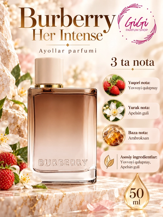 Burberry Goddess Intense, Her Intense, Her Burberry ayollar uchun , 100ml - 