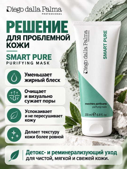 Очищающая маска Diego dalla Palma Professional SMART PURE Purifying Mask