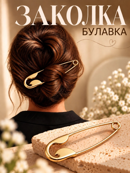 Заколки для волос, шпильки для волос, заколка булавка - 