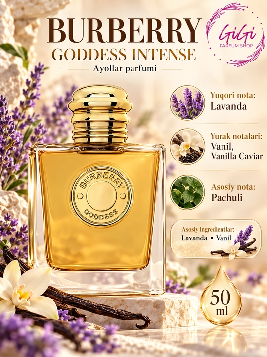 Burberry Goddess Intense, Her Intense, Her Burberry ayollar uchun , 100ml - 