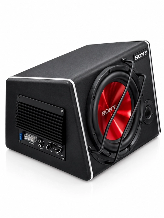 Avtomobil sambuferi Sony 10 dyumli, 4800W, o‘rnatilgan ovoz kuchaytirgich va pishalka