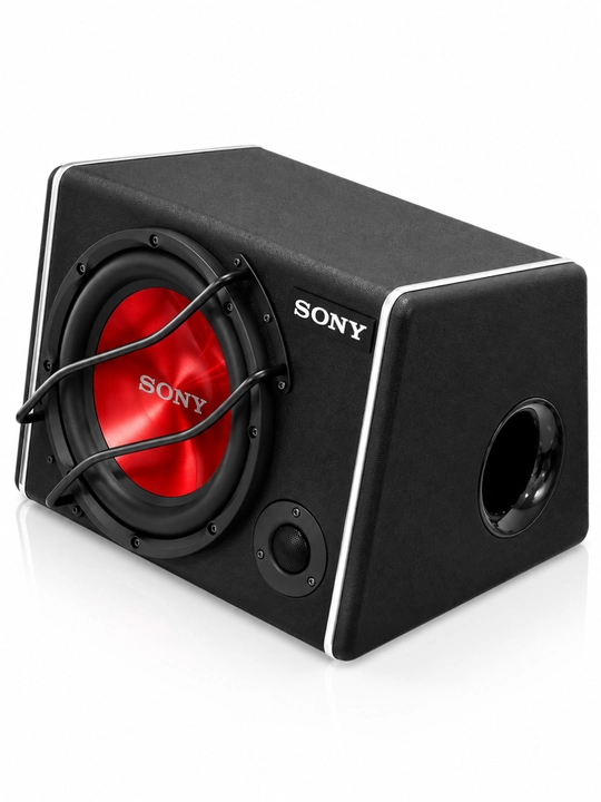 Avtomobil sambuferi Sony 10 dyumli, 4800W, o‘rnatilgan ovoz kuchaytirgich va pishalka
