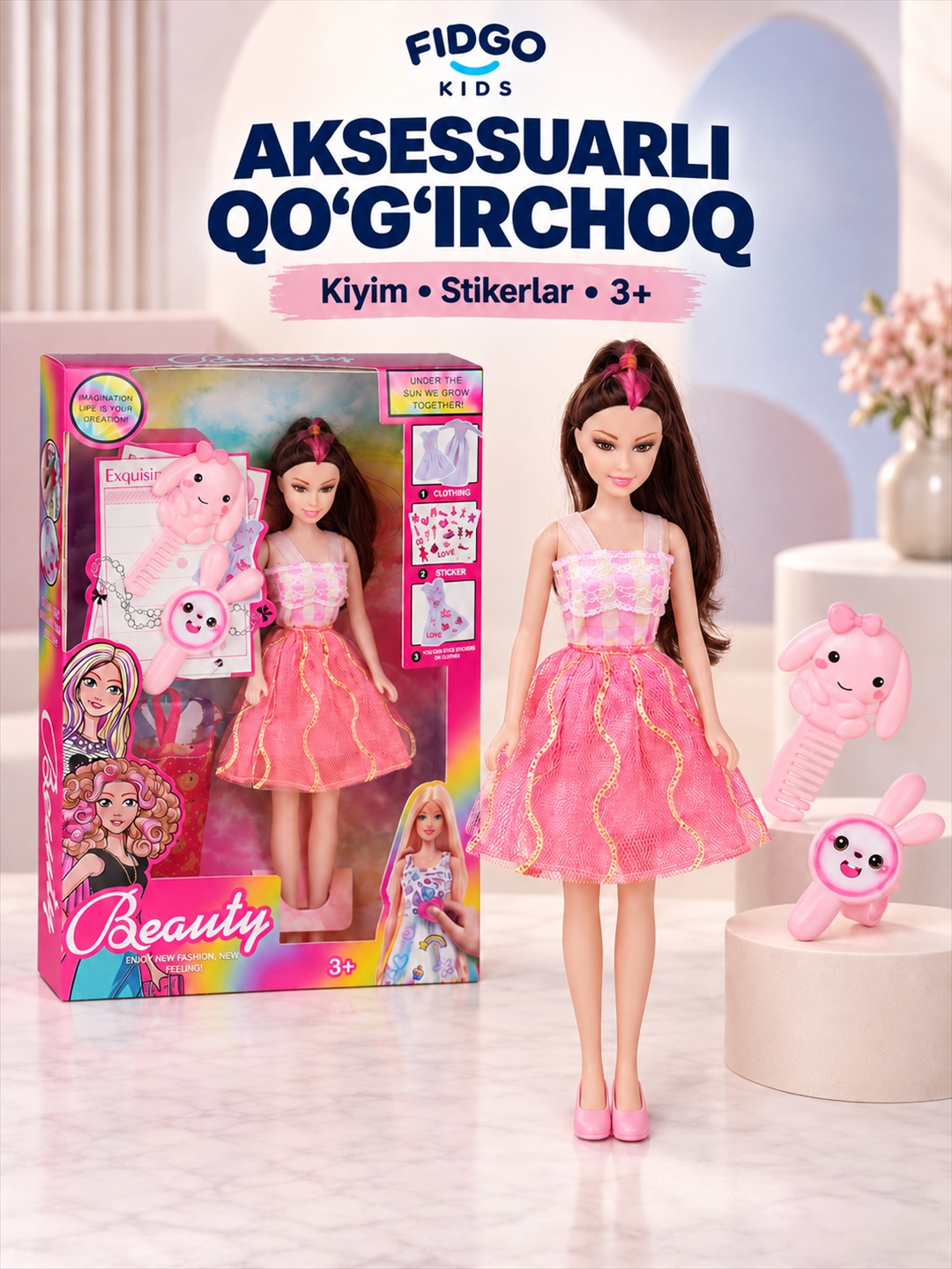 O‘yinchoq qo‘g‘irchoqlar va aksessuarli to‘plamlar - 