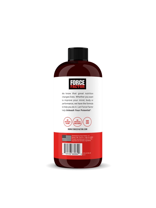 Force Factor Л-Карнитин (L-Carnitine), жидкий L-карнитин 3000 мг для похудения, 473 мл