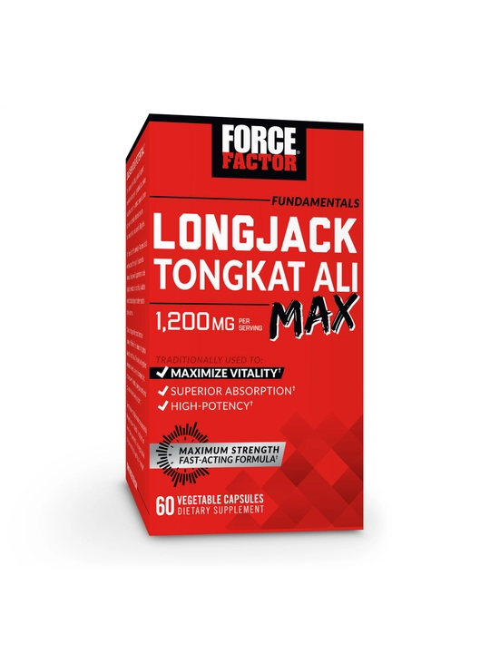 Force Factor Longjack Tongkat Ali MAX для мужской энергии и потенции, 60 капсул - 