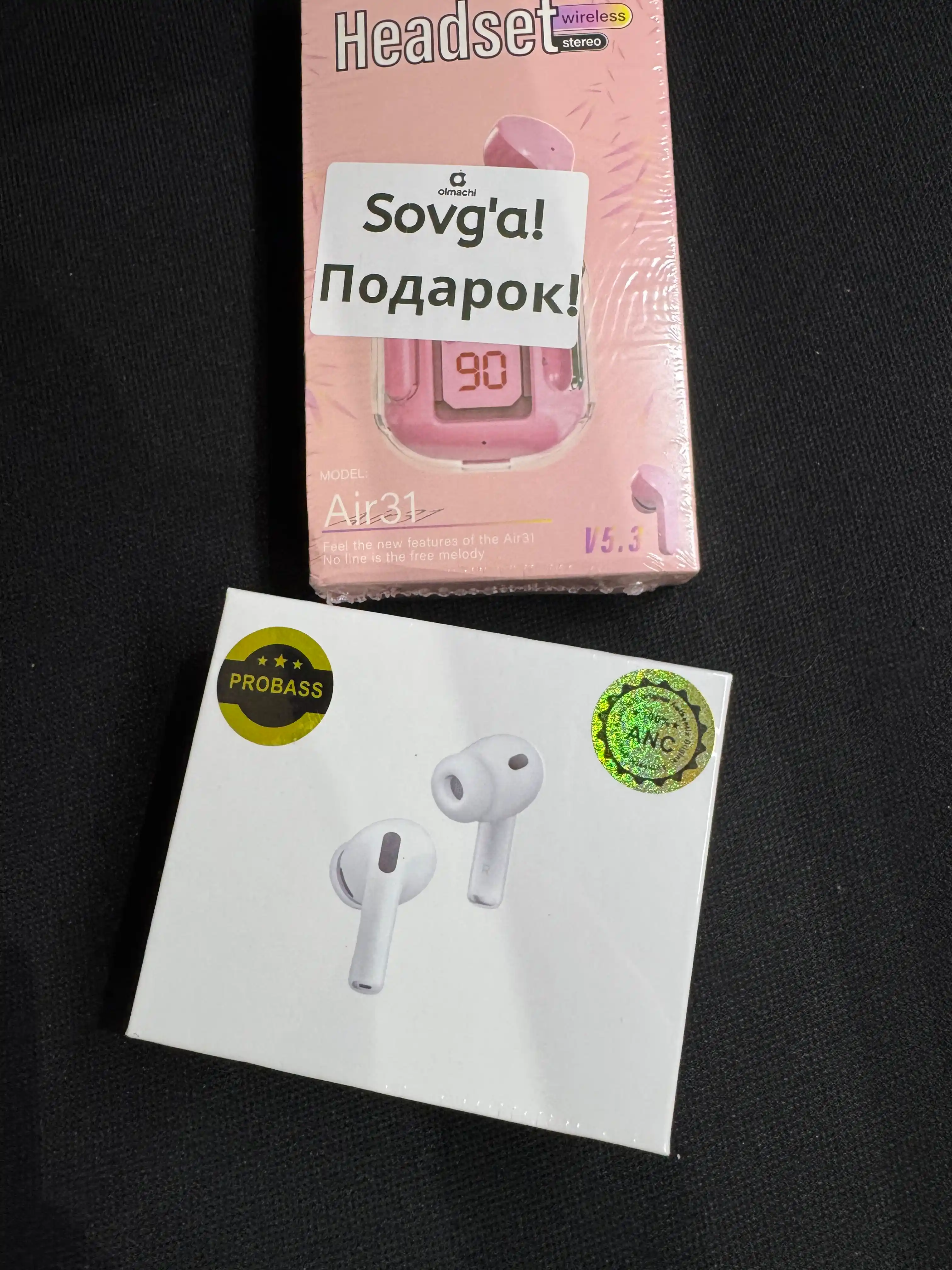 Simsiz quloqchinlar Pods Pro 3 ANC Premium, iPhone va Android uchun naushnik (+1ta sovg‘a)