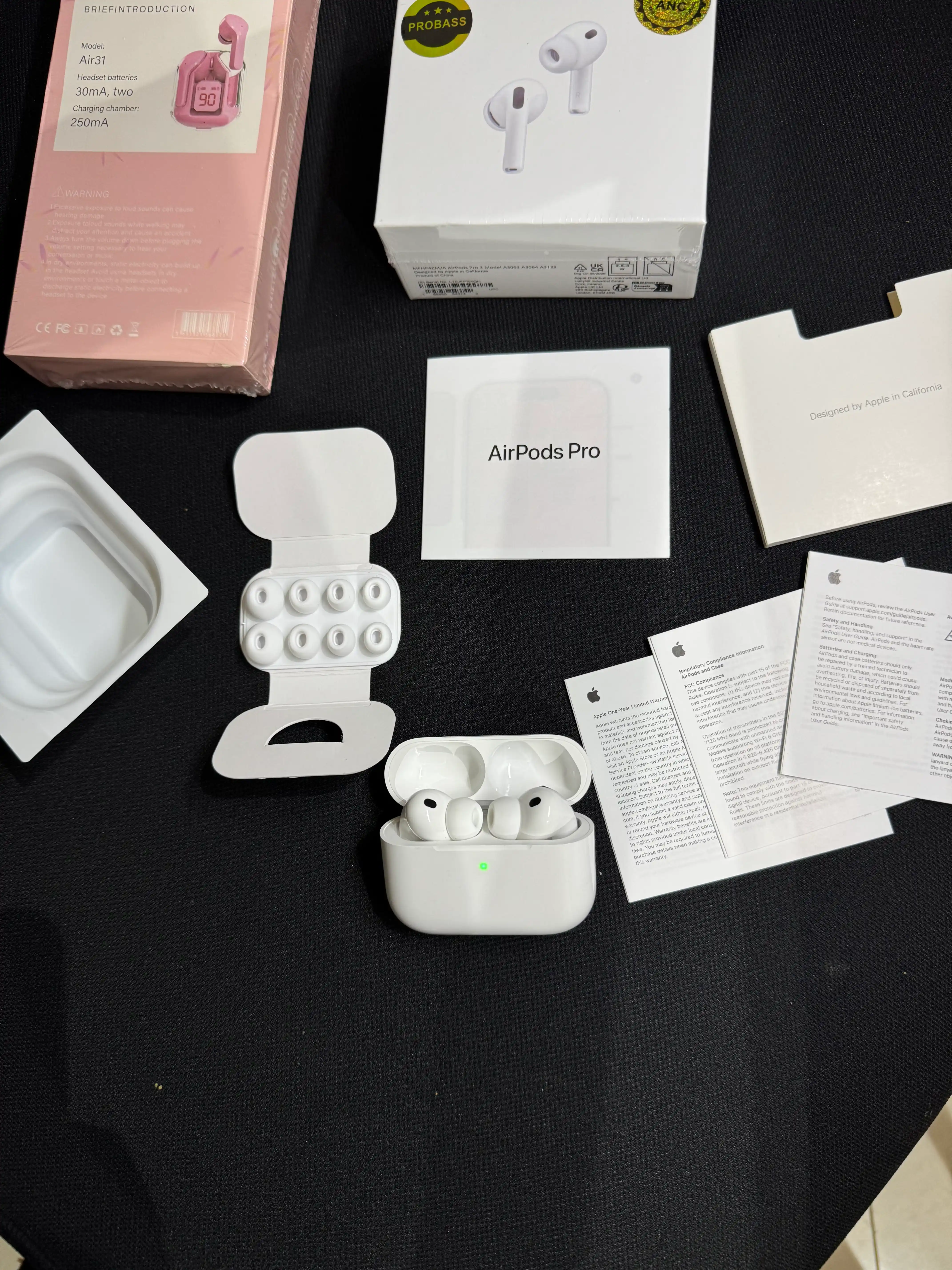 Simsiz quloqchinlar Pods Pro 3 ANC Premium, iPhone va Android uchun naushnik (+1ta sovg‘a)