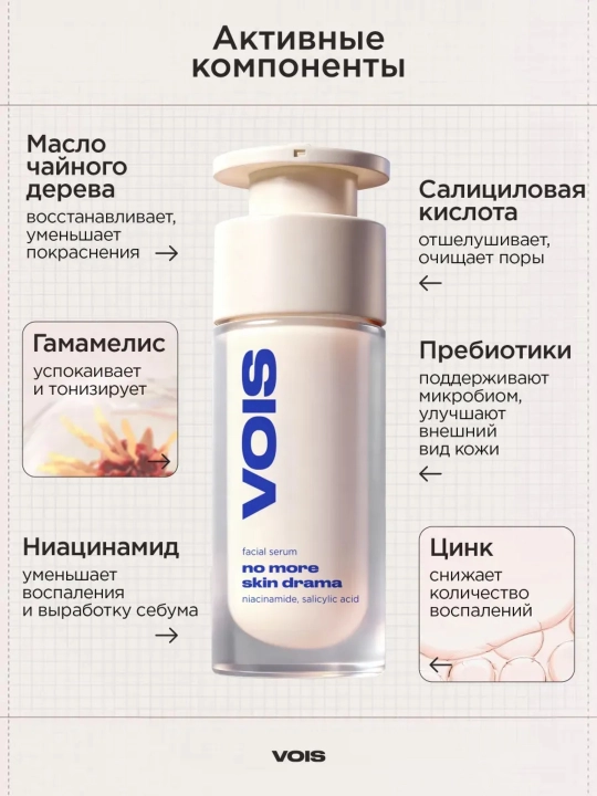 VOIS сыворотка для лица, 30 ml