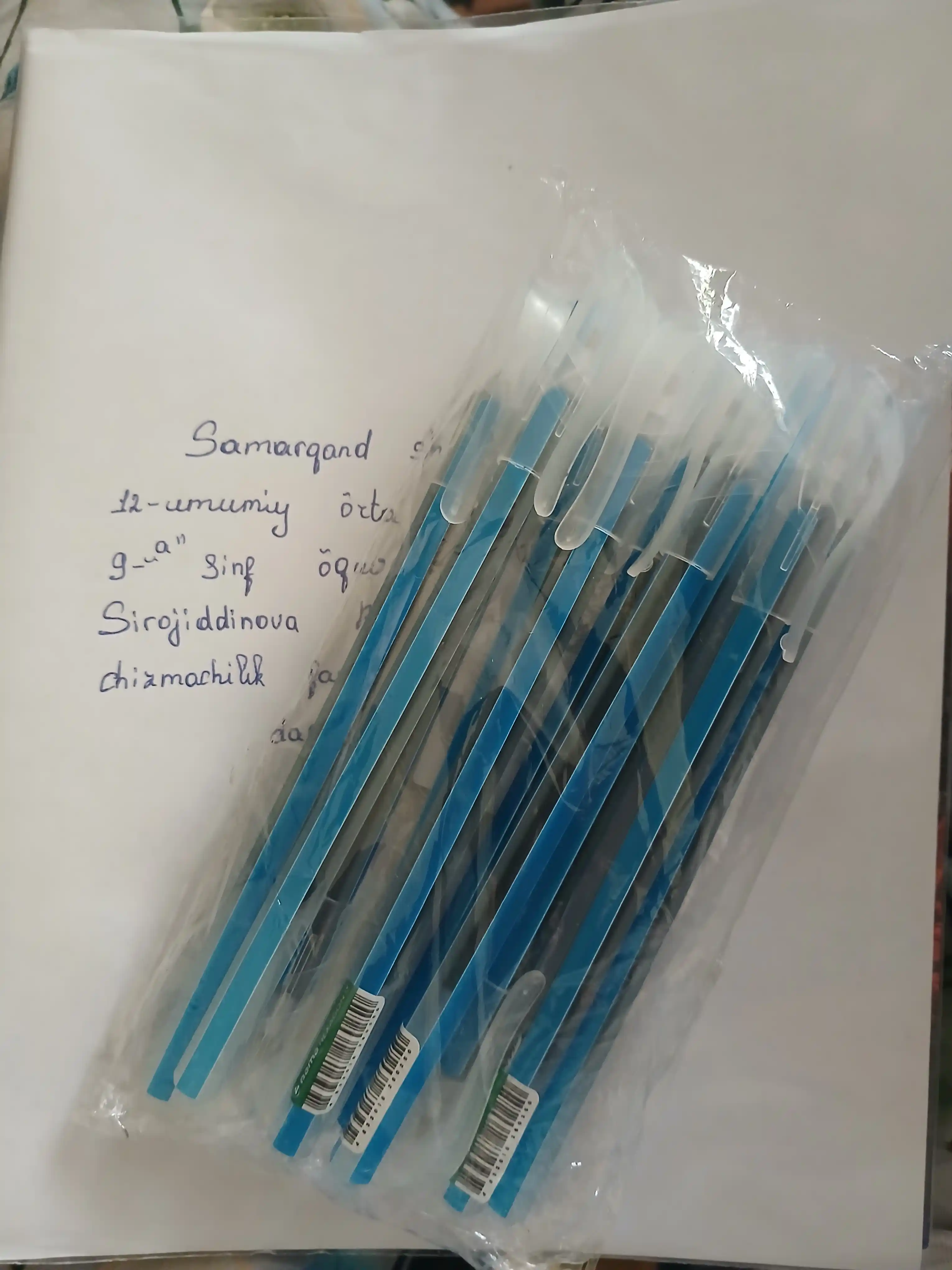 Ручка Nama Hexagon-1mm blue Hxg-1bl-1-0021, 10 штук