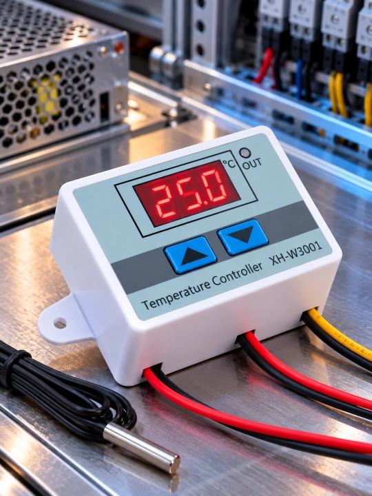 Termostat, XH-w3001 220V termostat, inkubator uchun termorel