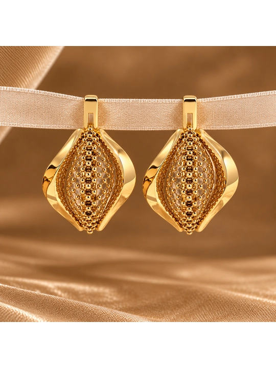 Золотые серьги Sofizar 585 пробы, 3,130 г, артикул 282001807