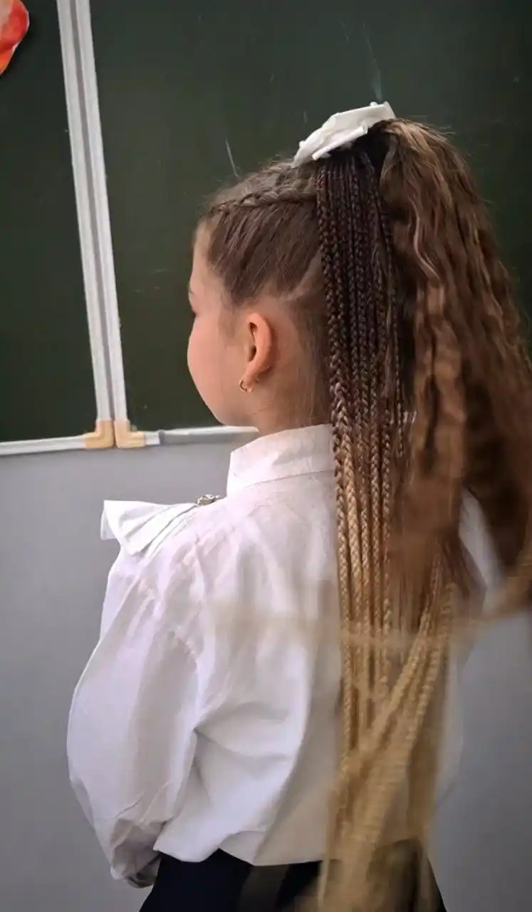 Косички на резинке