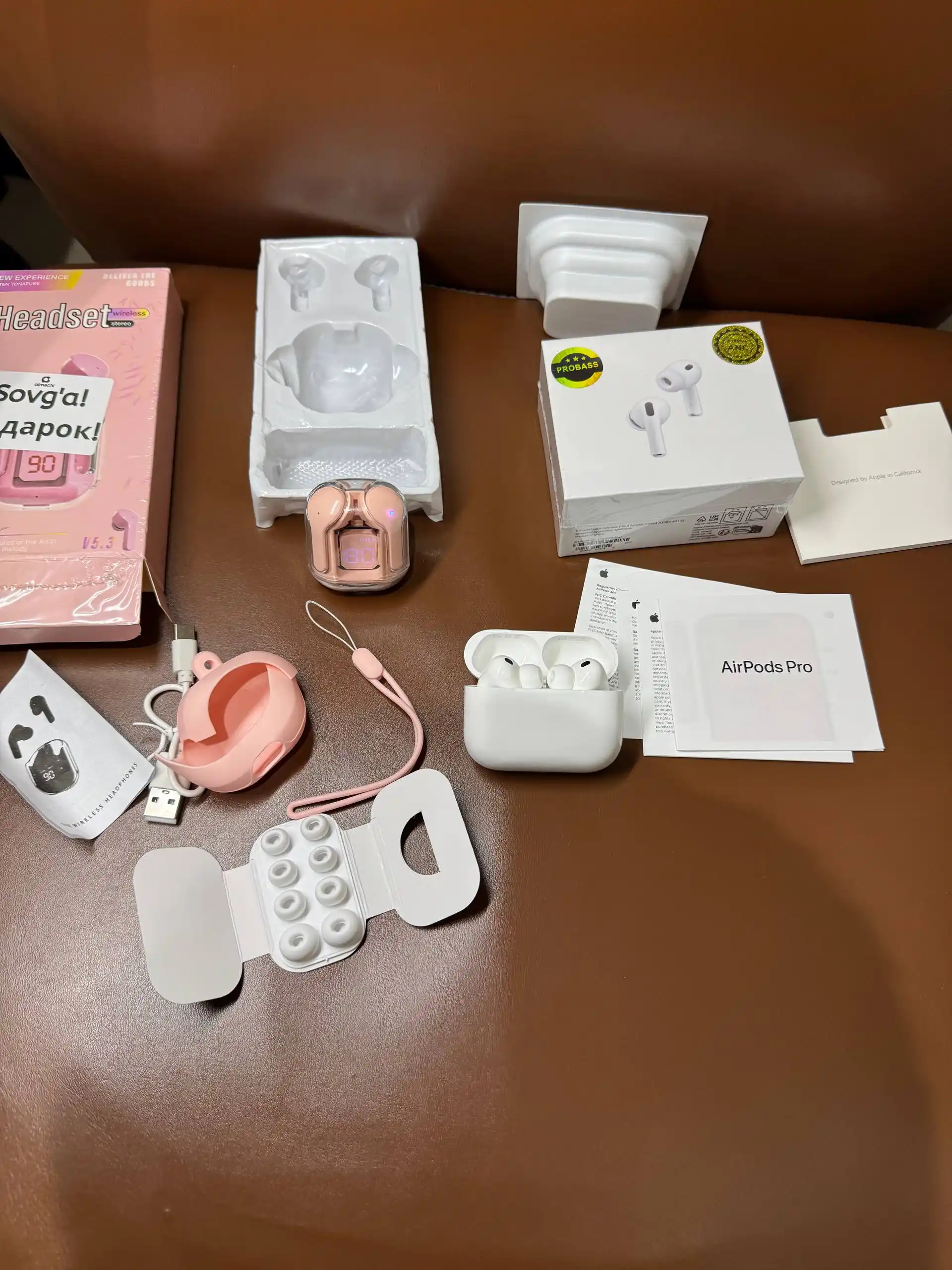 Simsiz quloqchinlar Pods Pro 3 ANC Premium, iPhone va Android uchun naushnik (+1ta sovg‘a)