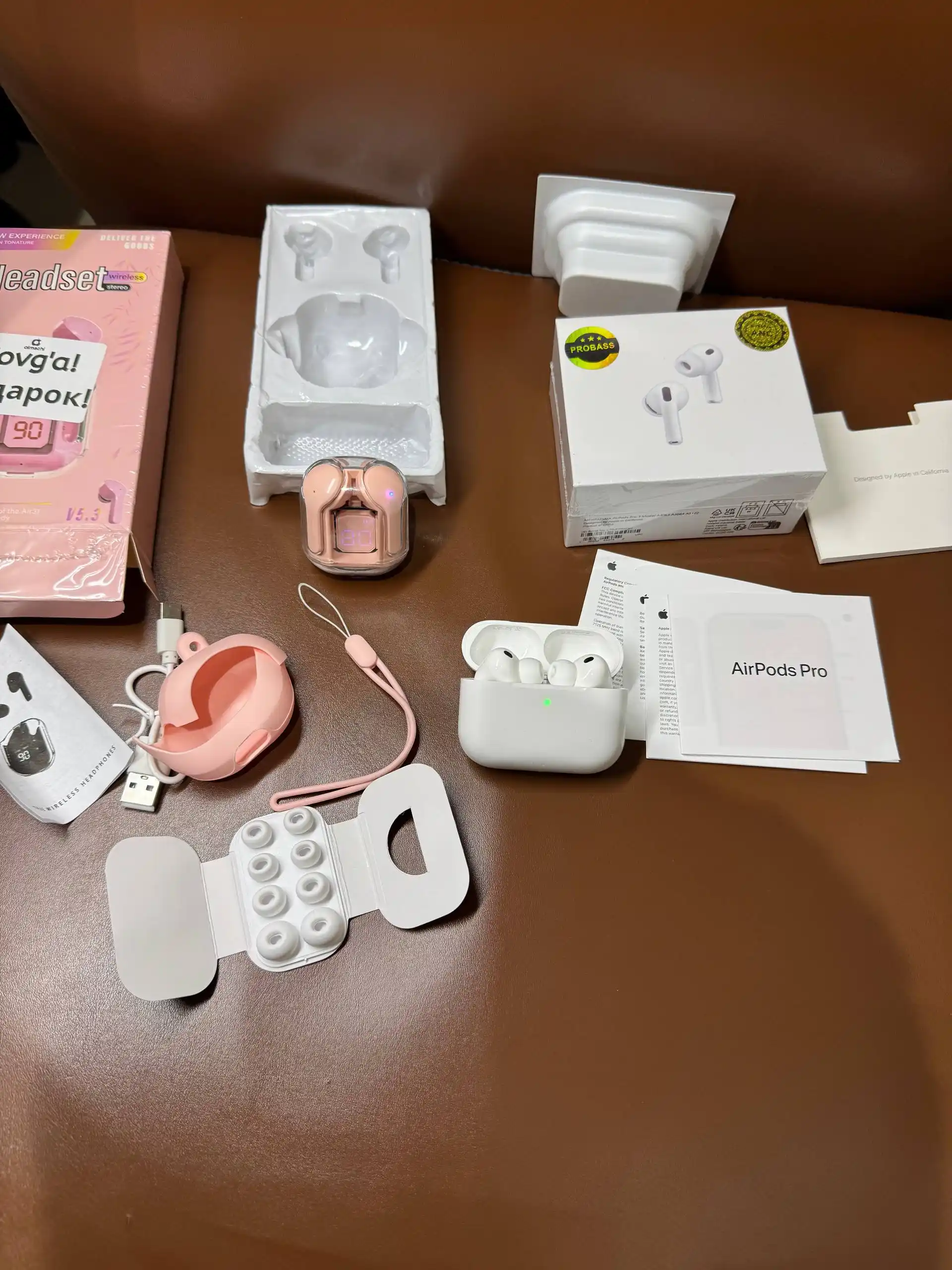 Simsiz quloqchinlar Pods Pro 3 ANC Premium, iPhone va Android uchun naushnik (+1ta sovg‘a)