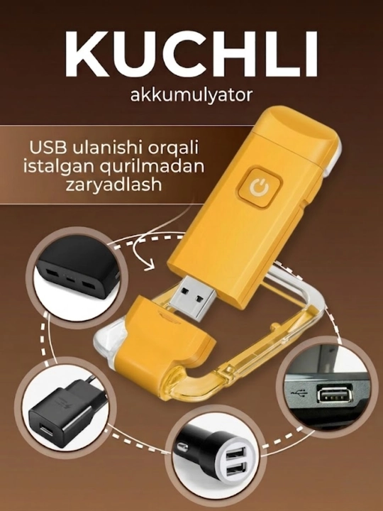Лампа для чтения книг, беспроводная лампа - USB перезаряжаемая - 