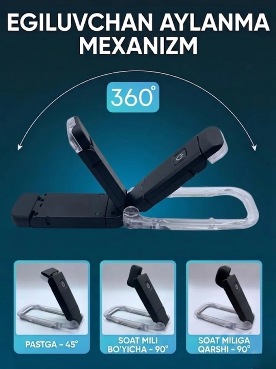 Kitob o'qish chiroqi, simsiz chiroq - USB qayta zaryadlanuvchi