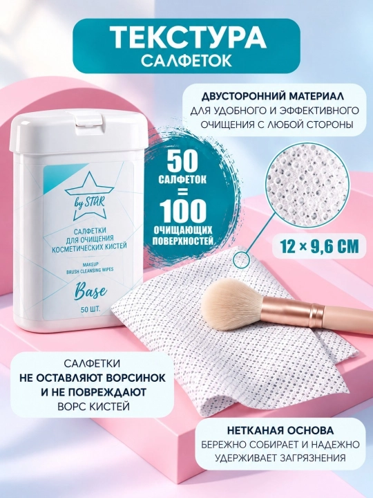 Идеальные салфетки: очищают кисти без воды и защищают от бактерий - 