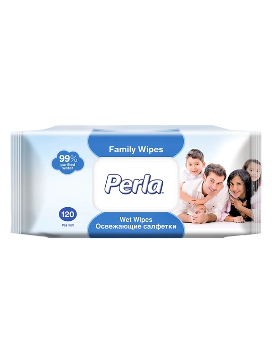 Влажные салфетки Perla  120 шт - 