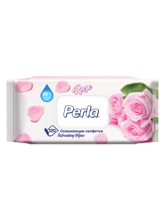 Влажные салфетки Perla  120 шт - 