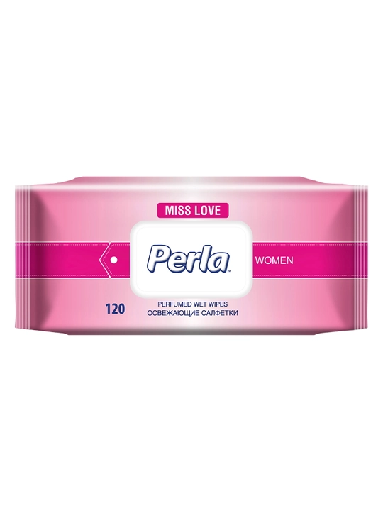 Влажные салфетки Perla  120 шт - 