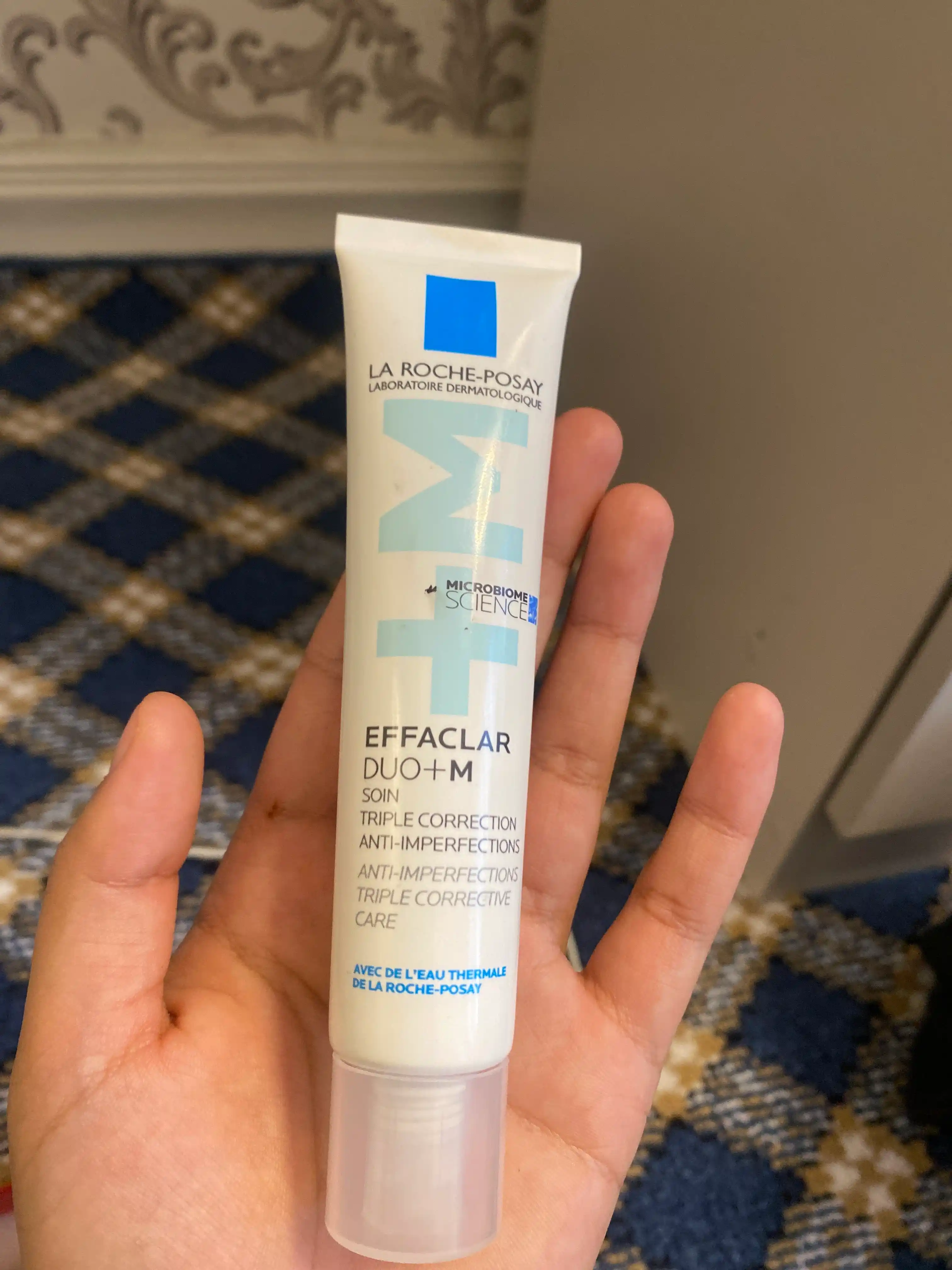 Uch marta tuzatuvchi krem jeli, la ROCHE-POSAY EFFACLAR DUO + M, nomukammallikka qarshi, 40 ml