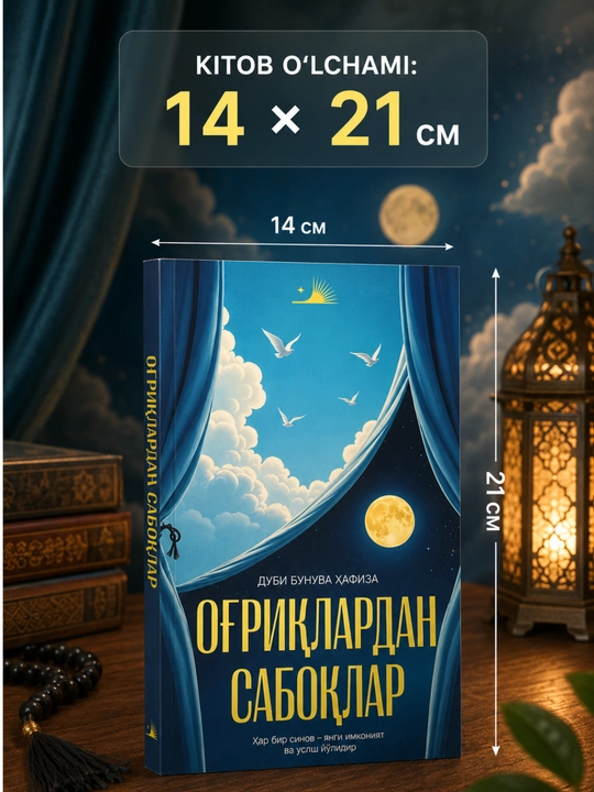 Og‘riqlardan saboqlar — Dubi Bunuva Hafiza, ma’rifiy va motivatsion kitob, 150 bet