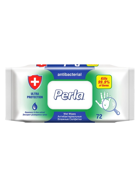Влажные салфетки Perla ANTIBACTERIAL - 