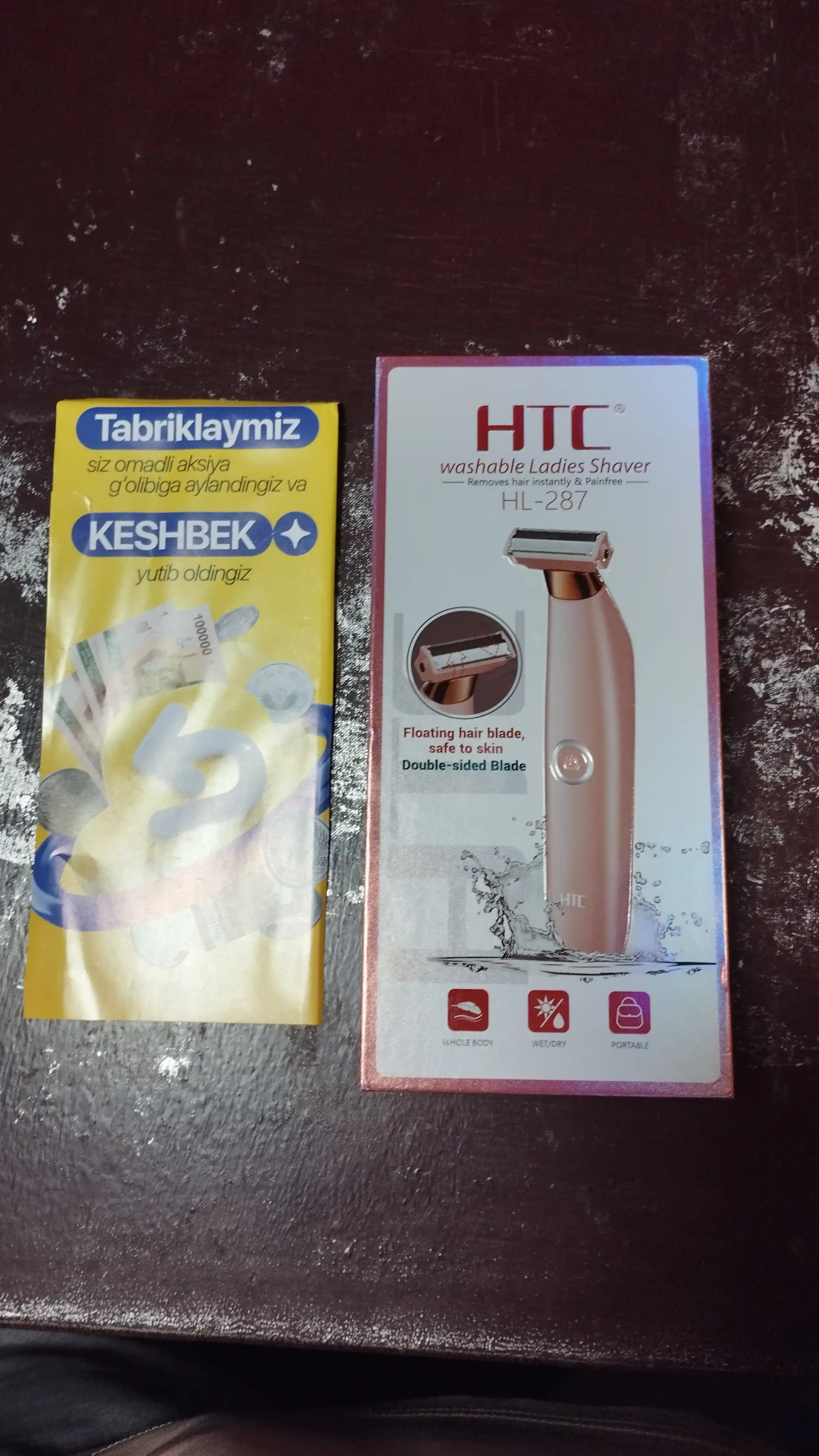 Trimmer HTC One Blade, soqol va tana uchun trimmer va epilator
