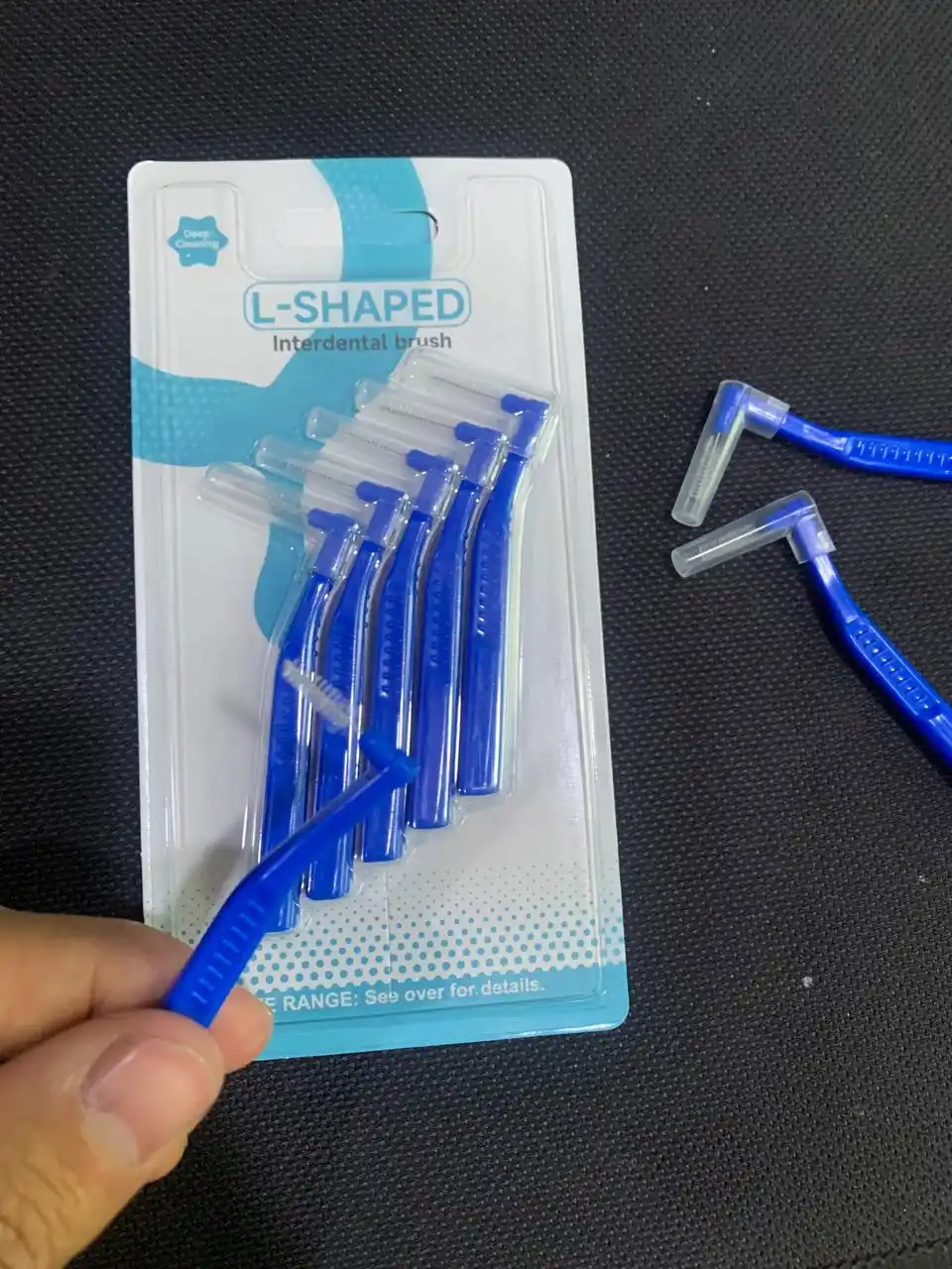 Tishlarni tozalash va breketlar uchun tishlararo yorshiklar,interdental cho‘tkalar, 5 dona