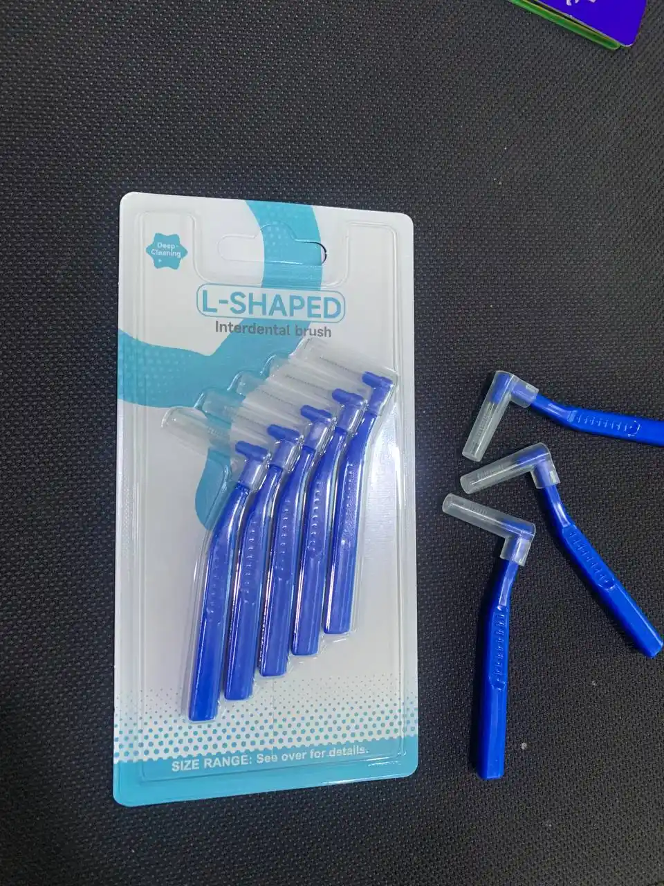 Tishlarni tozalash va breketlar uchun tishlararo yorshiklar,interdental cho‘tkalar, 5 dona