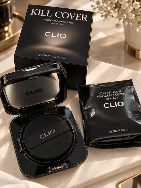 Кушон CLIO Kill Cover Founwear Cushion SPF 40 PA++ — стойкое покрытие