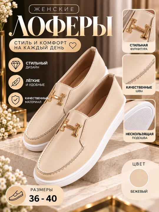 Ayollar poyabzali, loferlar - 