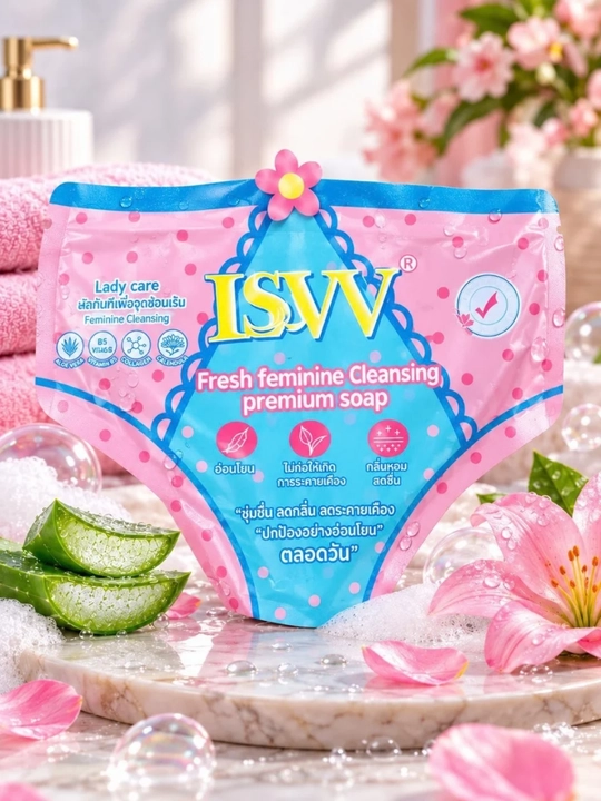ISVV Fresh Feminine Cleansing Premium Soap — женское мыло для интимной гигиены, 50 г