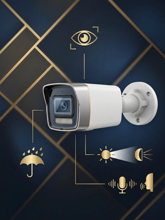Hikvision DS-2CD1043G2-LIU 4MP IP-камера 2.8 мм, Smart Hybrid Light, PoE