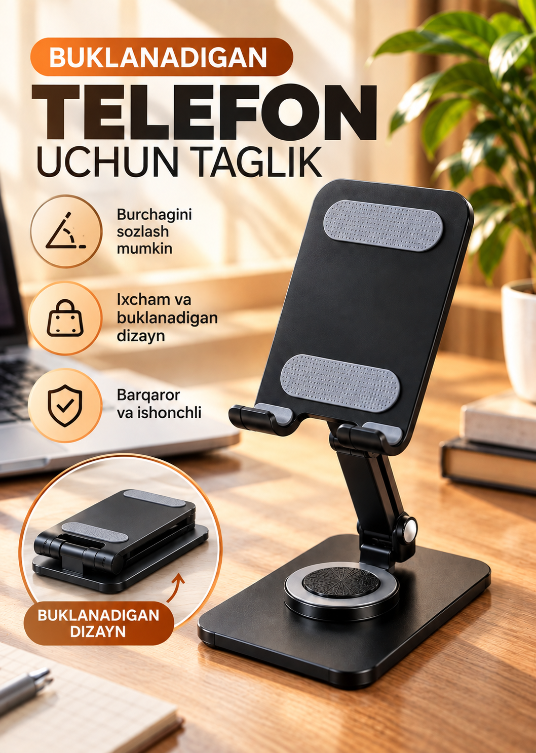 Telefon va planshet uchun holder - 