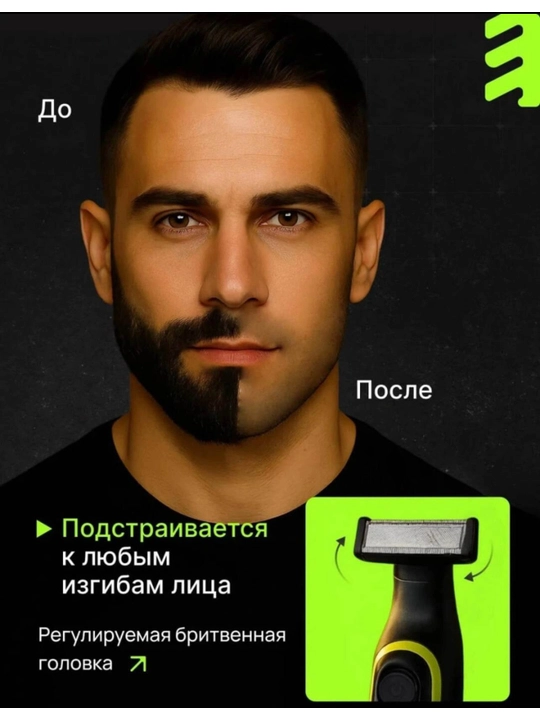 Триммер для бороды,тела и интимные зоны VGR V-017.360.938