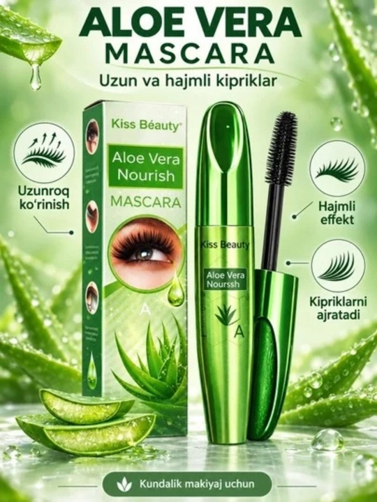 Kiss Beauty hajm beruvchi kiprik tushi; uzoq muddatli ta’sir - 