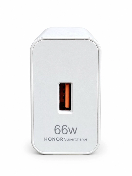 Huawei Honor 66W tez zaryadlovchi adapter, USB 6A, USB-C kabel, SuperCharge, oq rang