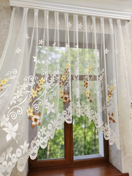 Arkali tyul pardalar, tayyor to‘plam, oshxona, balkon va yotoqxonalar uchun ajoyib tanlov