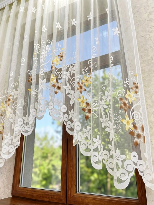 Arkali tyul pardalar, tayyor to‘plam, oshxona, balkon va yotoqxonalar uchun ajoyib tanlov
