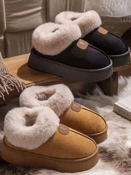 Ayollar etik UGGi, ayollar uchun issiq etiklar, zamsh mo‘ynali UGGi, UGG qalin poshnali