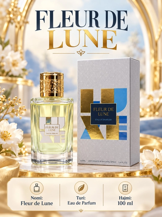 Fleur de Lune — erkaklar va ayollar uchun uniseks parfюм suvi, 100 ml