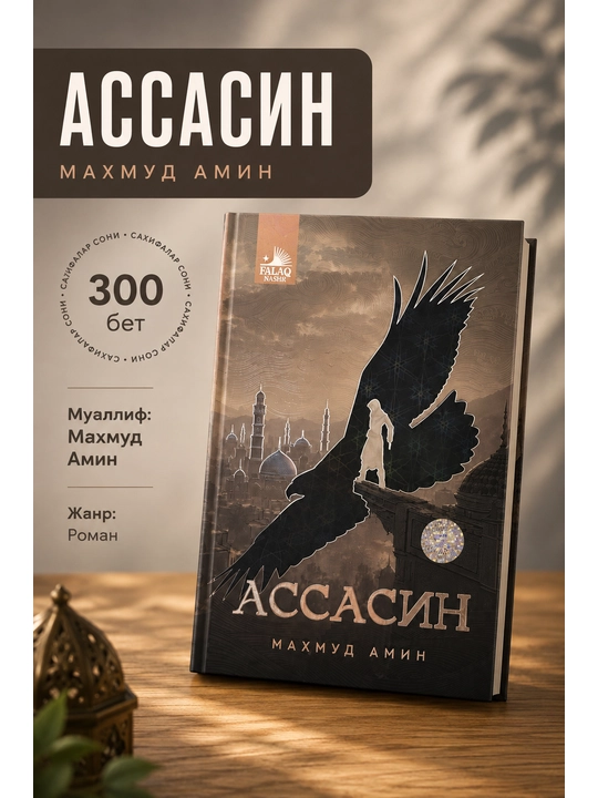 Книга Ассасин — Махмуд Амин - Исторический роман, 300 страниц - Falaq Nashr - 
