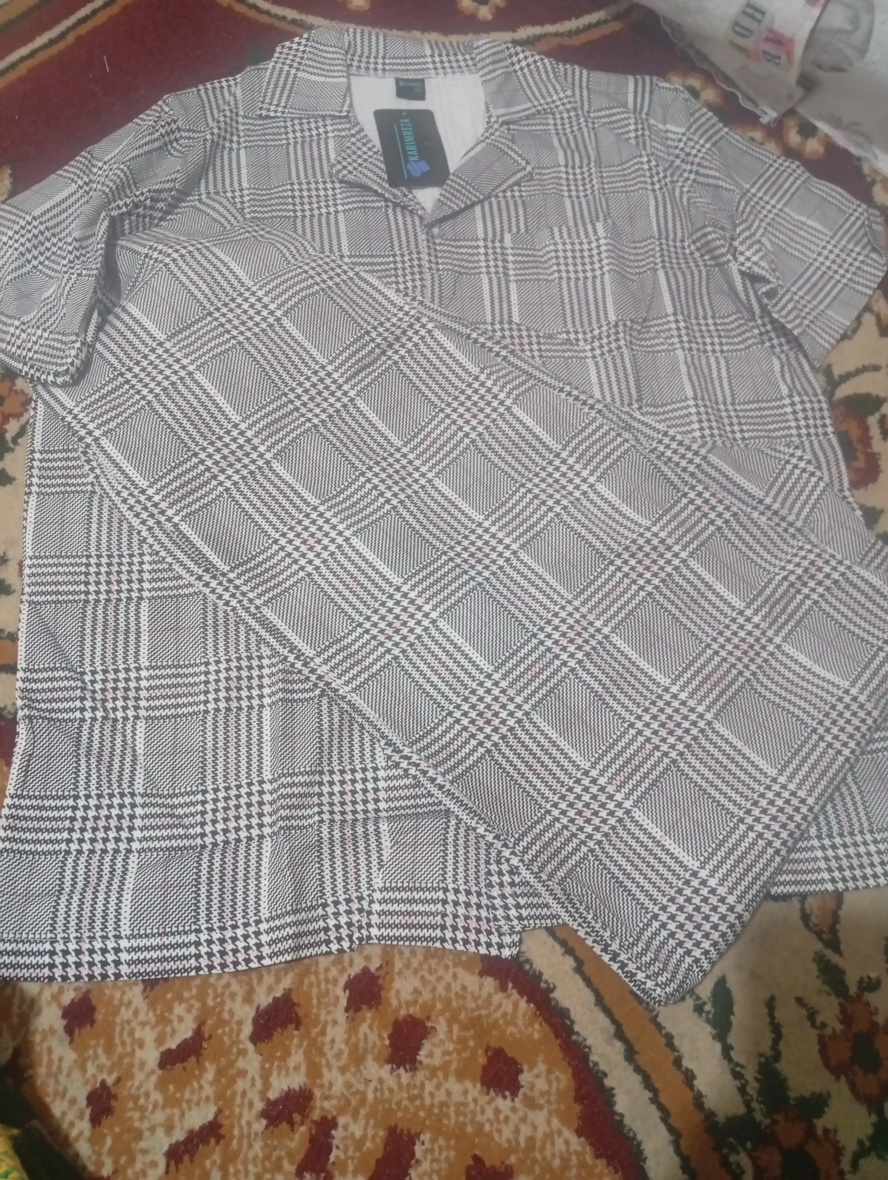 Erkaklar pijamasi, Costume 100% paxta