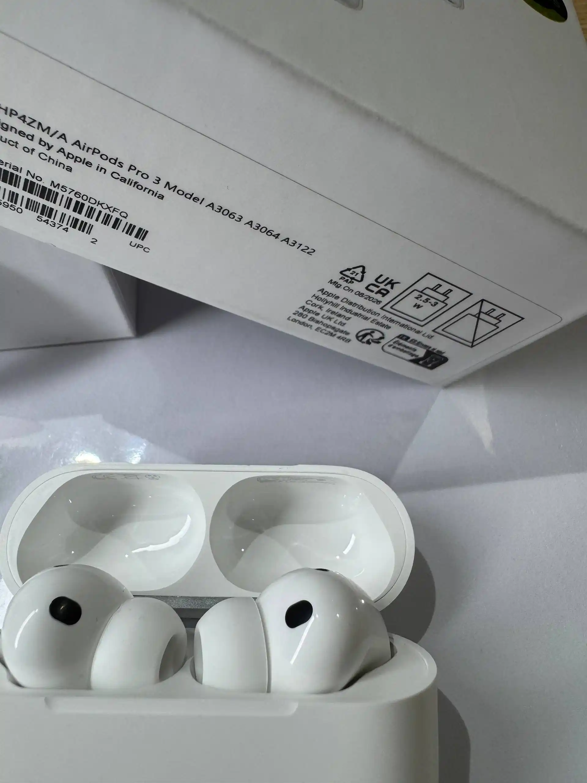 Simsiz quloqchinlar Pods Pro 3, iPhone va Android uchun naushnik sensorli (+bonus sovg'a)