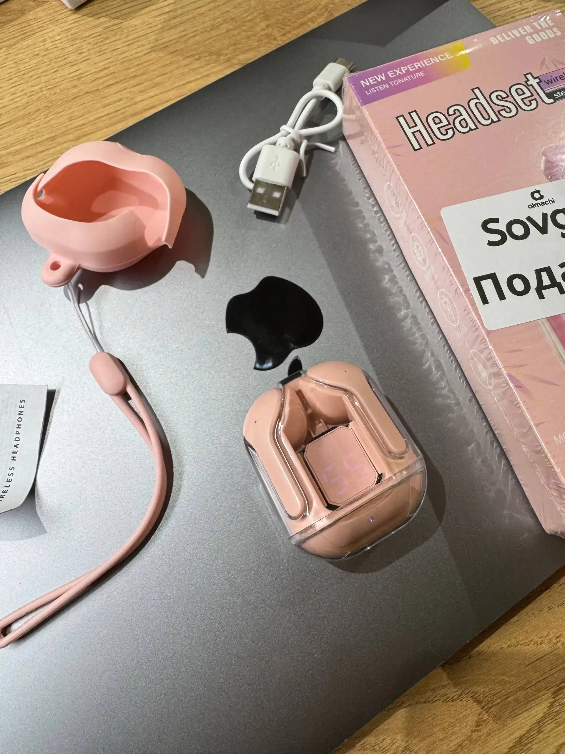 Simsiz quloqchinlar Pods Pro 3 ANC Premium, iPhone va Android uchun naushnik (+1ta sovg‘a)