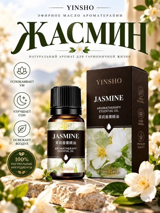 Эфирное масло для ароматерапии YINSHO, 10 мл - 