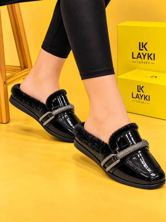 Утепленные зимние тапочки с начёсом LAYKI - 
